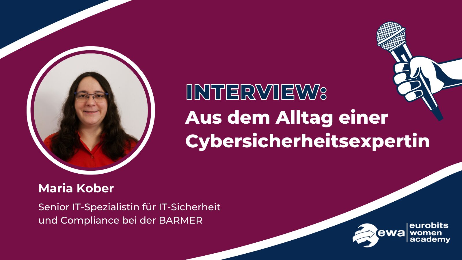 Maria Kober, IT-Spezialistin für IT-Sicherheit und Compliance bei der BARMER